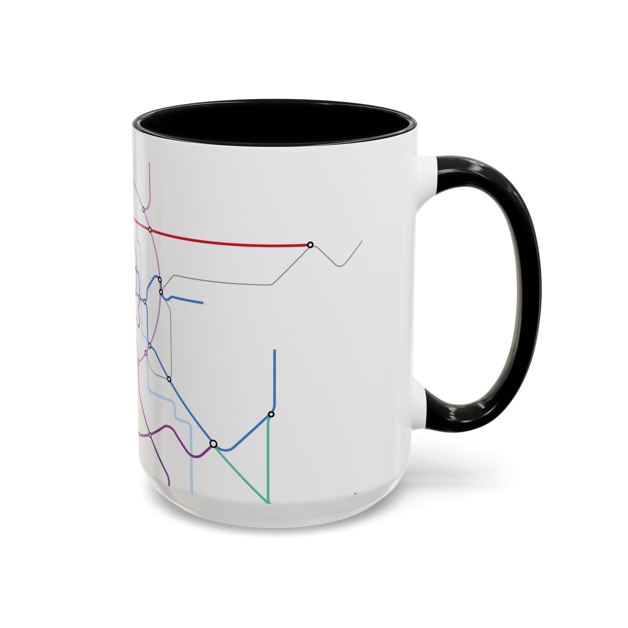 Delhi Metro Map Coffee Mug – 11/15oz